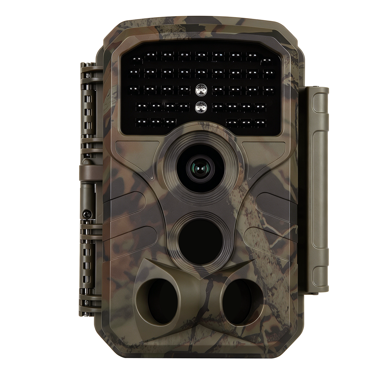 Trail & Game Camera 64MP Photo 4K Video Night Vision 100ft No-Glow 0.1s Trigger Speed Waterproof for Wildlife Observing & Backyard Security | T306 Dark Camouflage