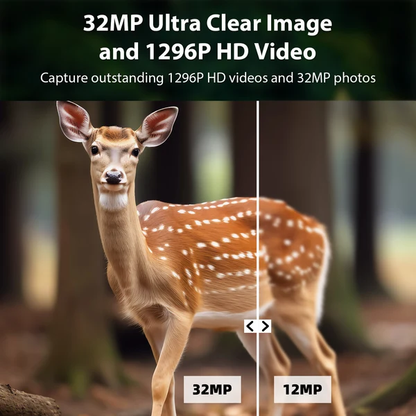 2-Pack Trail & Game Camera 64MP 4K  No-Glow Night Vision 100ft 0.1s Trigger Speed Waterproof for Wildlife Observing & Backyard Security | T306 Dark Camouflage